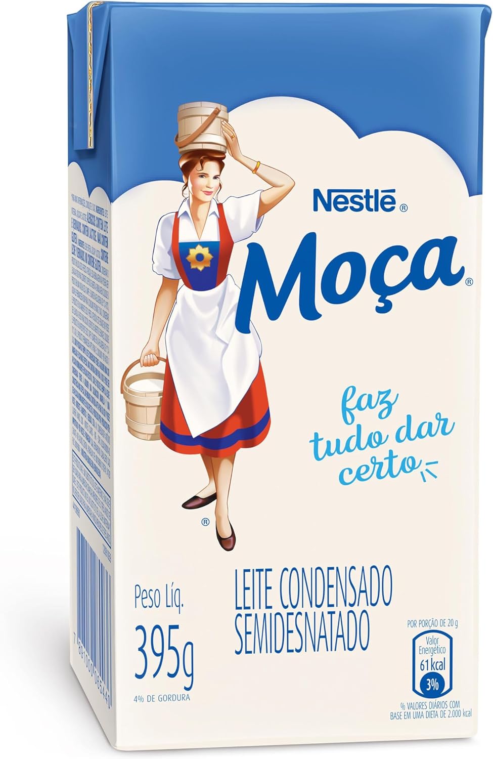 Moça Leite Condensado Tetra Pak, 395g